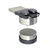 Pivot réglable portail lourd Mantion - Haut Ø 30 mm  - Bas Ø 70 mm - Capacité 750 Kg - Acier