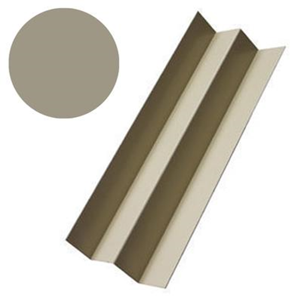 Profilé d'angle intérieur MetalTrim pour bardage Hardie Plank - aluminium laqué Taupe Monterey - longueur 3 M