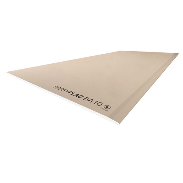 Plaque de plâtre pour ouvrages courbes Siniat Prégyplac BA10 - 2,50 M x 1,20 M - ép. 12,5 MM