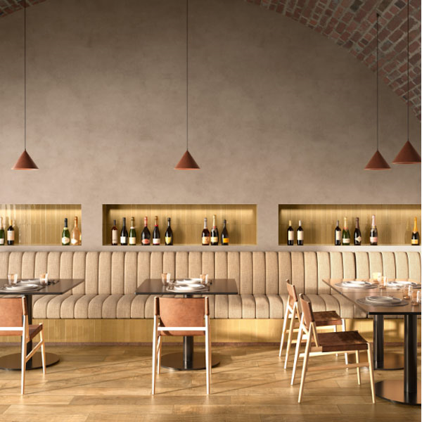 Carrelage intérieur effet bois en grès cérame émaillé - Nodis - 120 x 20 cm - ép. 9 mm - Natural