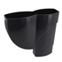 Jambonneau Nicoll JAM95A pour tube de descente de gouttière ovoïde - Techtan - 90 x 56 mm - gris anthracite