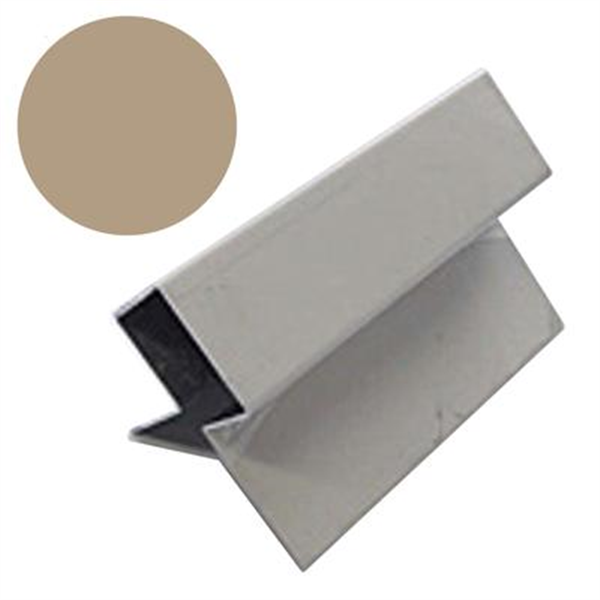 Profilé d'angle extérieur MetalTrim pour bardage Hardie Plank - aluminium laqué Brun khaki - longueur 3 M
