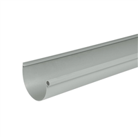 Gouttière demi-ronde Nicoll LG25 en Techtan Sable - développé de 250 mm - longueur 4 M