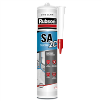 RUBSON Mastic SA2C Sanitaire Couleur Gris Clair Tous supports Cart 280ml