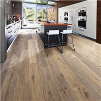 Parquet contrecollé à 3 plis Artisan Chêne Concrète raboté à la main - 1900,0 mm x 190 mm - ép. 15,00 mm