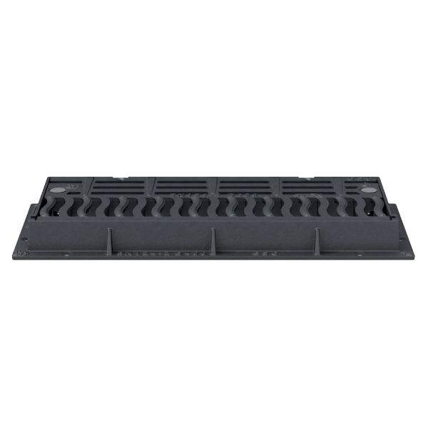 Grille caniveau fonte PMR articulée D400 pour avaloir - Cadre 850 x 360 mm - Grille 750 x 300 mm - Ouverture libre 720 x 255 mm