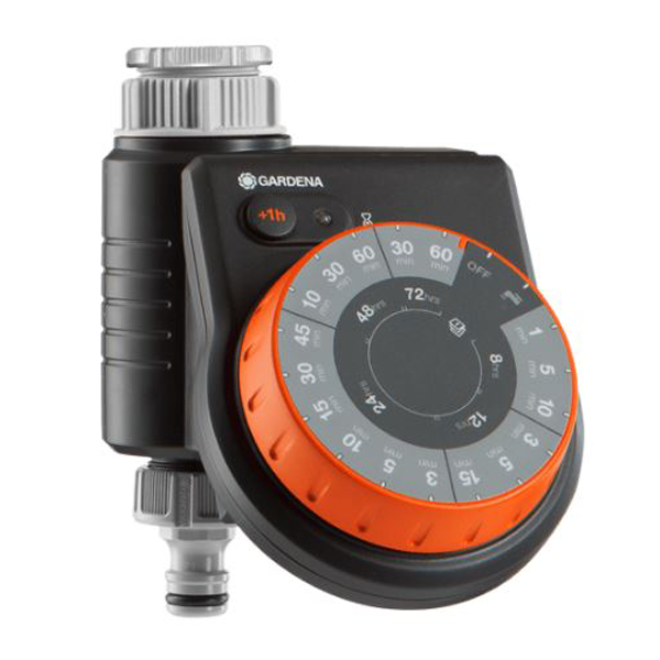 Programmateur d'arrosage automatique Easy Gardena - Bouton rotatif 17 combinaisons au choix