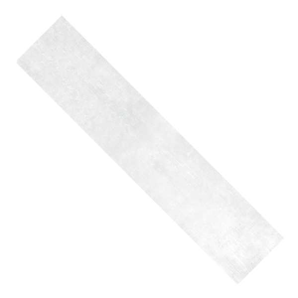 Plinthe de carrelage de sol intérieur effet bois Shabby Wood - grès cérame émaillé Bianco - 60 CM x 7,5 CM