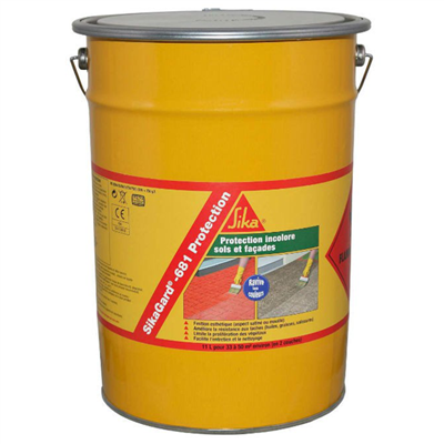 Imprégnation incolore pour sols et façades extérieures - Sikagard 681 Protection - 11,00 LTR
