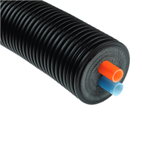 Tube PER chauffage - Tube double chauffage ø 40 x 3,7 mm - SDR 11 / PN6 - Gaine ø 140 mm - Longueur 100 m