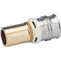 Adaptateur tube MCXS16x2 CU16 sans plomb Pour système multicouche XS *8291673901