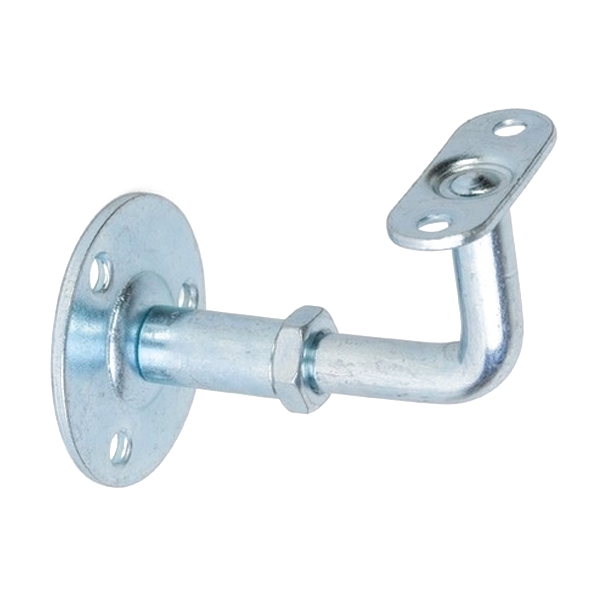 Support de rampe coudé réglable pour main courante