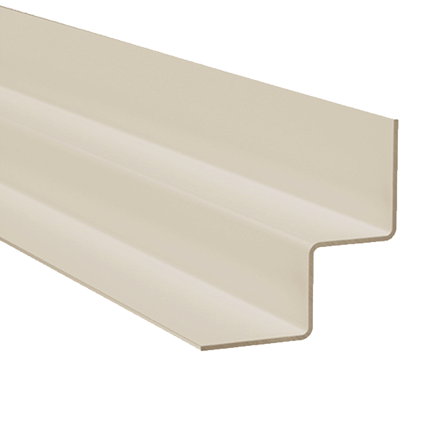 Profilé d'angle intérieur MetalTrim pour bardage Hardie Plank - aluminium laqué Pierre des champs - longueur 3 M