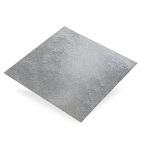 Plaque en acier galvanisé lisse - 500 x 500 mm - épaisseur 0.5 mm