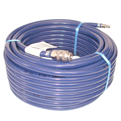 Tuyau armé air comprimé en PVC souple Lacmé raccords rapides 8 x 14 mm longueur 8 m