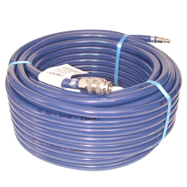 Tuyau armé air comprimé en PVC souple Lacmé raccords rapides 8 x 14 mm longueur 8 m
