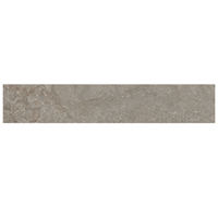 Plinthe carrelage effet pierre en grès cérame émaillé - Dorset - 60 x 9 cm - ép. 8,5 mm - Greige