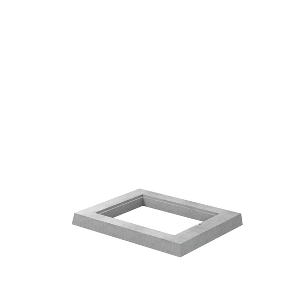 COUVERCLE 70X90 CM, EPAISSEUR 8 CM + RESERVE 66X50 POUR NICHE 60X80 CM