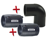 ENS. COUDE 90 ES GAZ PE100 PN10 D110