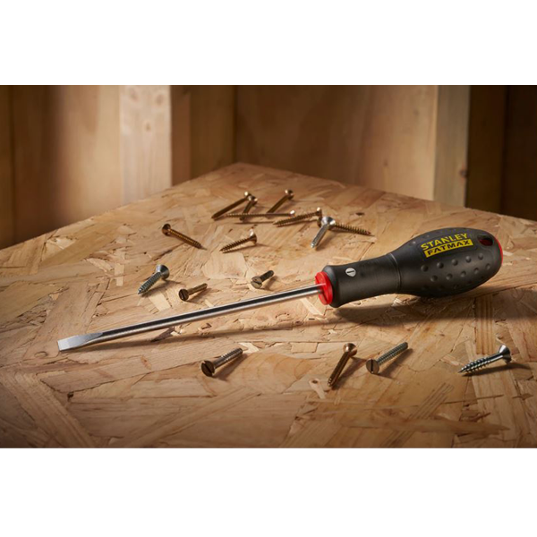 Tournevis de mécanicien et électricien Fatmax Stanley - Jeu de 6 tournevis - Plats et Pozidriv