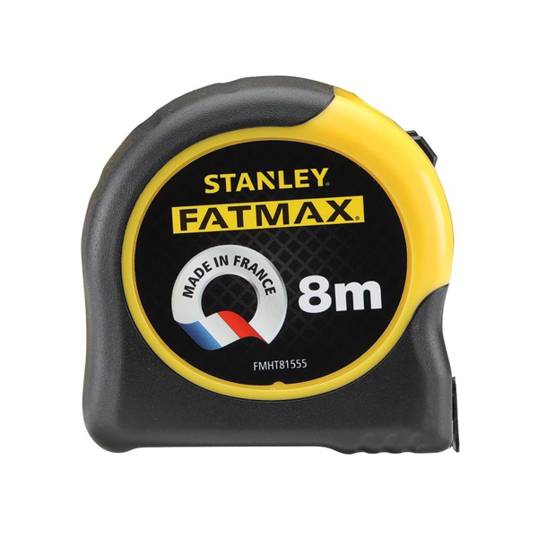 Mètre ruban Stanley Fatmax - 8 m x 32 mm - Revêtements Blade Armor et Mylar haute protection