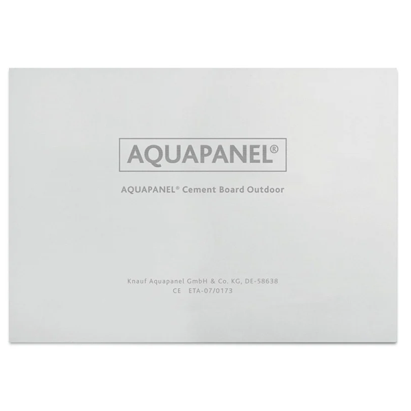 Plaque de ciment - support de finition MOB - Aquapanel Outdoor BD12,5 - 1,2 M x 0,9 M - ép.12,5 MM