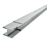 Montant M48 ID4 éclissé - ailes 57/60 mm - Longueur ajustable de 1650 à 3000 mm