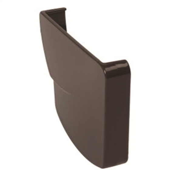 Fond de naissance droite Nicoll pour gouttière - Longueur 137 mm - Épaisseur 22 mm - Techtan - Marron