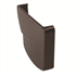 Fond de naissance droite Nicoll pour gouttière - Longueur 137 mm - Épaisseur 22 mm - Techtan - Marron