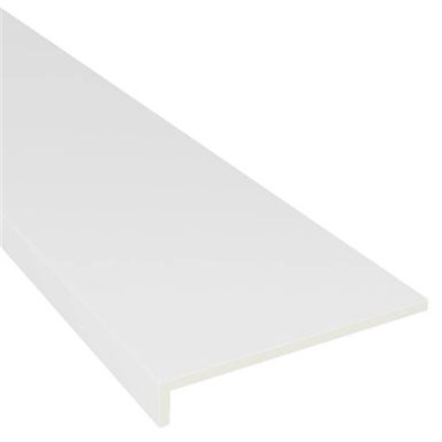 Bandeau de rive PVC en équerre pour toiture Deceuninck - blanc - 200,00 MM x 6,00 M