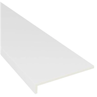 Bandeau de rive PVC en équerre pour toiture Deceuninck - blanc - 200,00 MM x 6,00 M