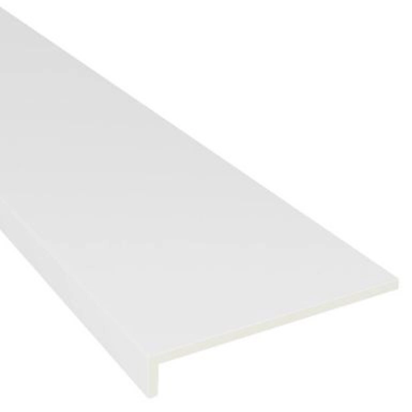 Bandeau de rive PVC en équerre pour toiture Deceuninck - blanc - 200,00 MM x 6,00 M