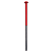 Fiche de Paveur pour chantier diamètre 14 mm longueur 1 m tete forgé peinture rouge 10 cm