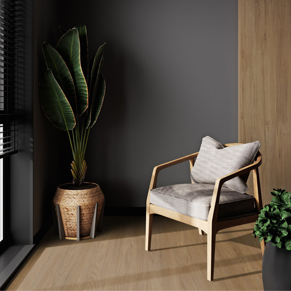 Lame vinyle clipsable imitation bois - Virtuo 55 Rigid Acoustic - 149,2 CM x 22,9 CM - ép. 5,70 MM - Blomma Brown