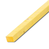 Liteau en sapin traité classe 2 jaune - bois de charpente - 38 MM x 27 MM - longueur 4,00 M