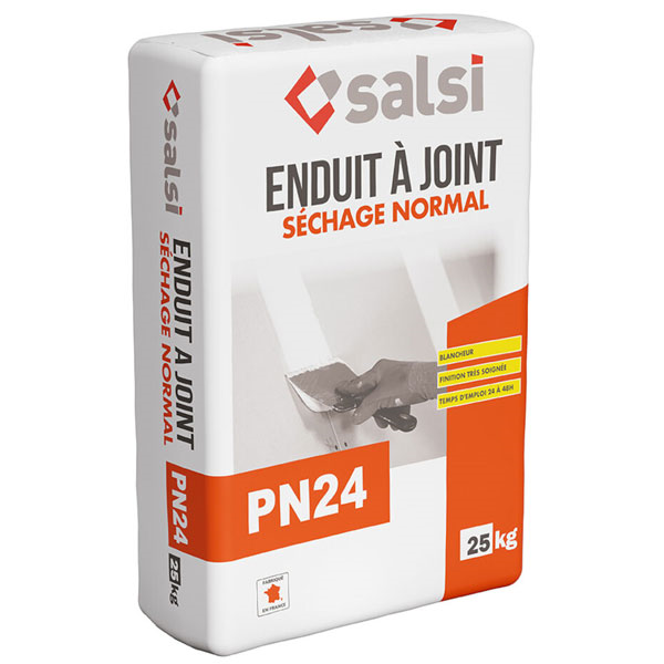 Enduit à joint blanc - prise normale 24h - PN24 Salsi -  Sac de 25 kg