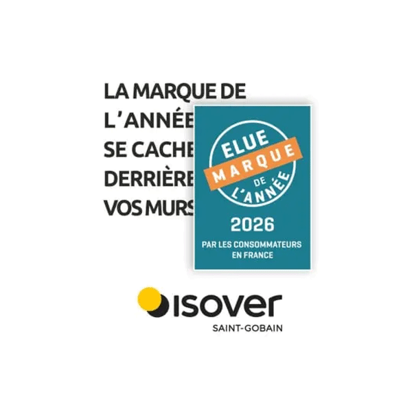 Rouleau laine de verre pour combles aménagés - Isoconfort 35 Nu - R 2,85 m².k/w - 5,50 m x 1,20 m - ép.100 mm