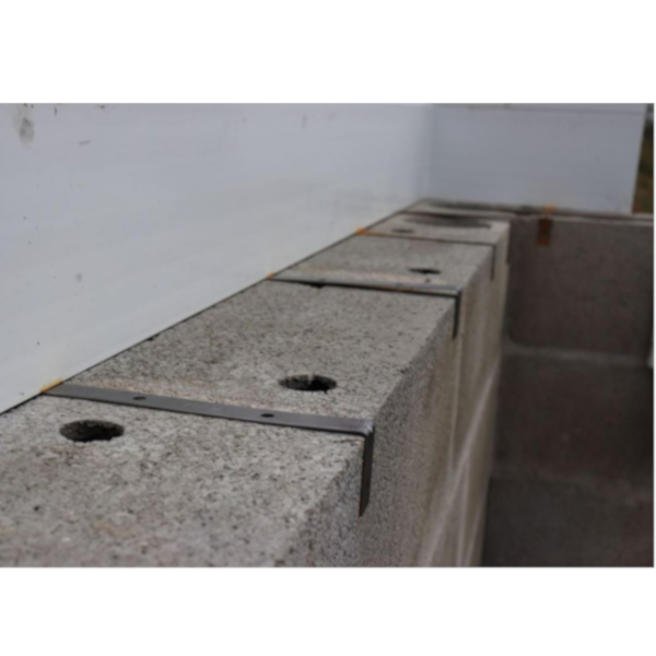 Entretoise pliée Charvin BAT EPS 20 Alu pour sabot de coffrage Cofra'Vit