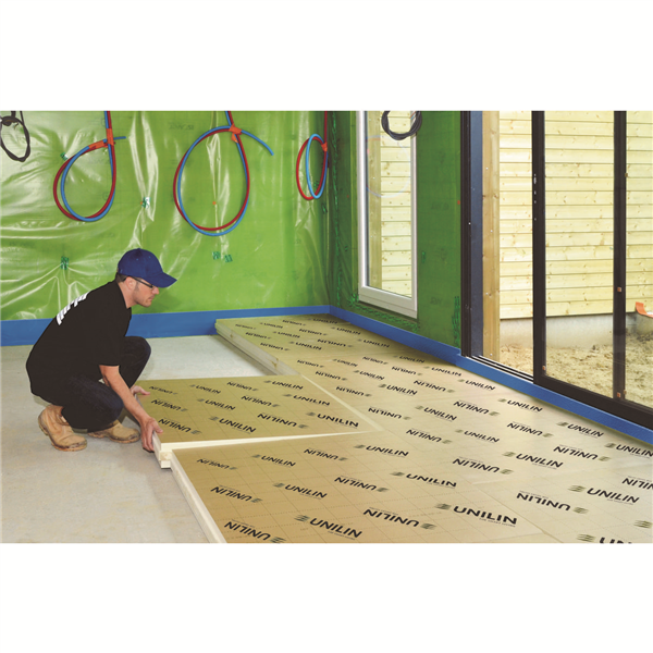 Plaque isolante Utherm Floor K pour sol et plancher - R = 3,15 m².K/W - 1,2 M x 1 M - ép. 69 MM