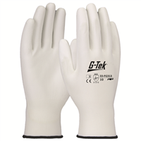 Gant blanc anti-traces Gypso polyester et enduction polyuréthane taille 10