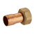 Raccord fer - cuivre droit écrou prisonnier  Diamètre 12 mm - F15 x 21 mm - Noyon & Thiebault