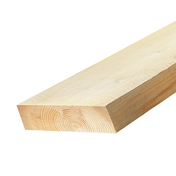 Demi-bastaing en Sapin de France Traité Classe 2 incolore - 38,00 MM x 150 MM - Longueur 3,00 M