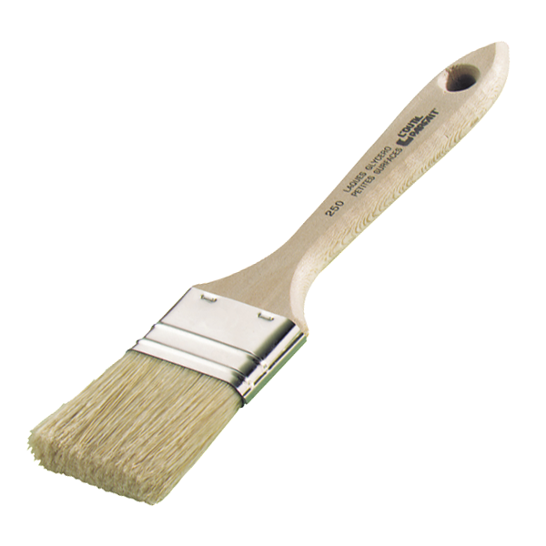 Pinceau brosse plate épaisseur moyenne L'Outil Parfait - Taille 70 - Soies et synthétiques 57 mm