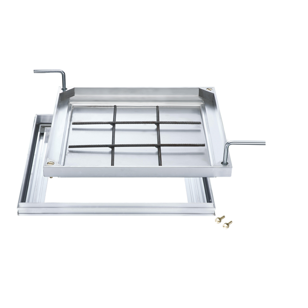 REGARD ALUMINIUM 500X500 A GARNIR CLASSE A15 TSA50.55