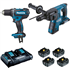 Ensemble Makita perceuse DDF482 et perforateur SDS Plus DHR264 18 V Li-Ion 5 Ah