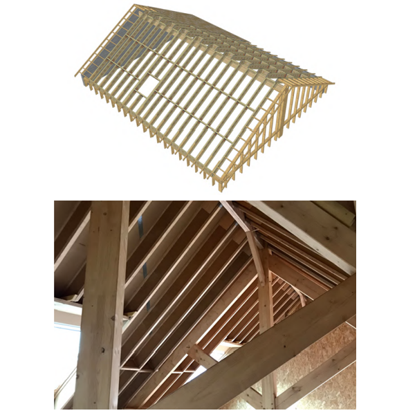 Poutre en I Inojoist pour mur plancher et charpente - bois non traité - 90 x 400 mm - longueur 9,00 M