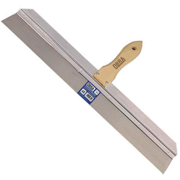 Couteau à enduire Obra manche bois lame inox longueur 60 cm