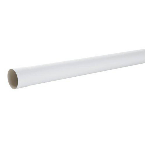 TUBE DE DESCENTE D.80 EN 3M PREM BLANC