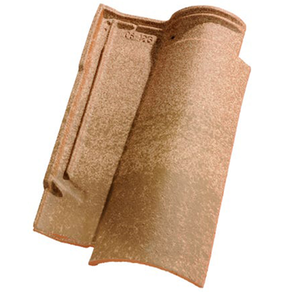 Tuile en terre cuite - Oméga 10 - à double emboîtement - réf.104 EDILIANS - Terre adhemar