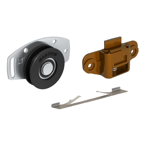 Garniture sans rail Pico60 Mantion pour portes de placard capacité 60 kg